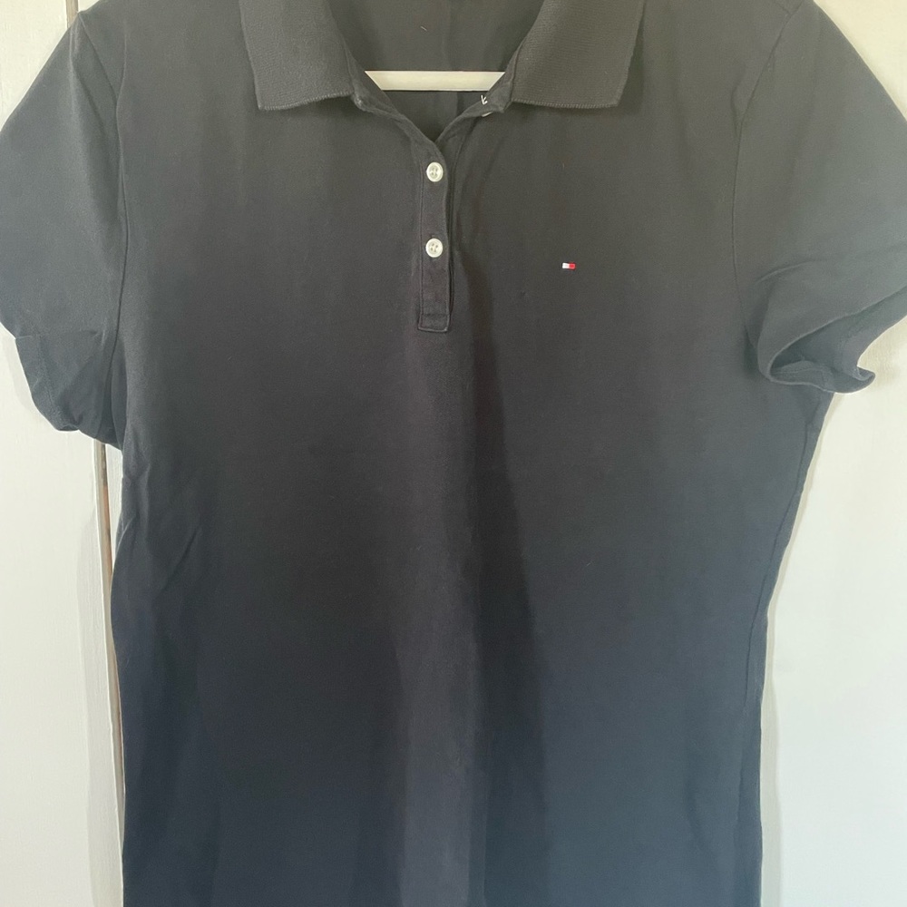 Tommy Hilfiger - Black Womens Polo Shirt -